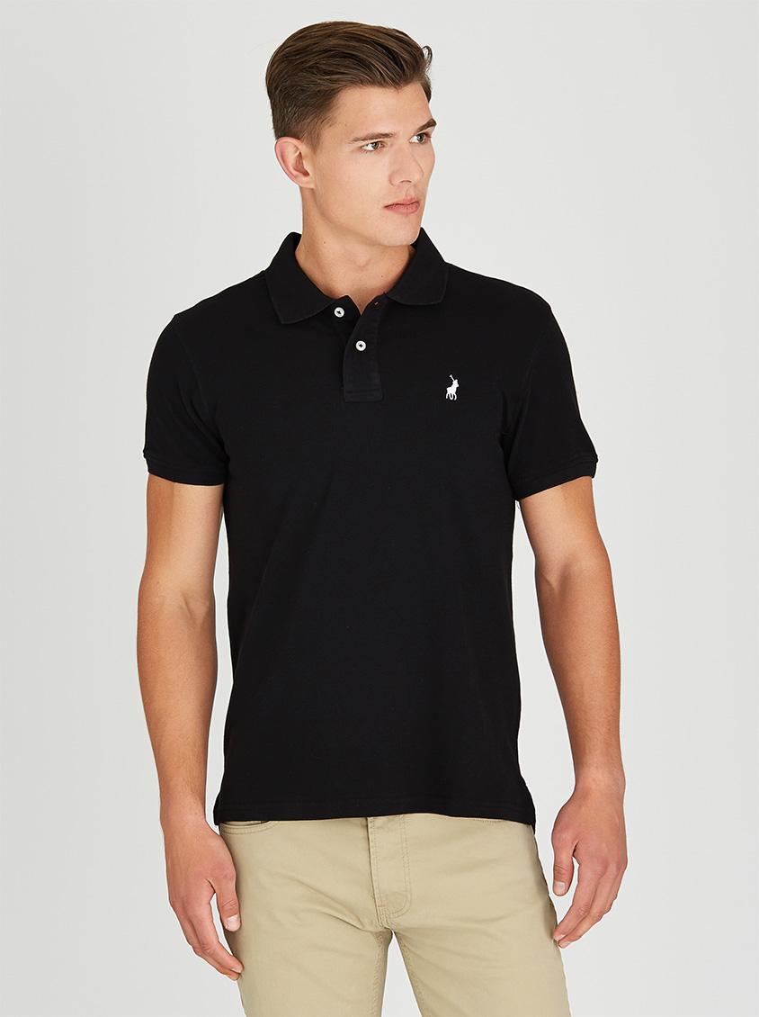 Short Sleeve Classic Golfer Black POLO T-Shirts & Vests | Superbalist.com