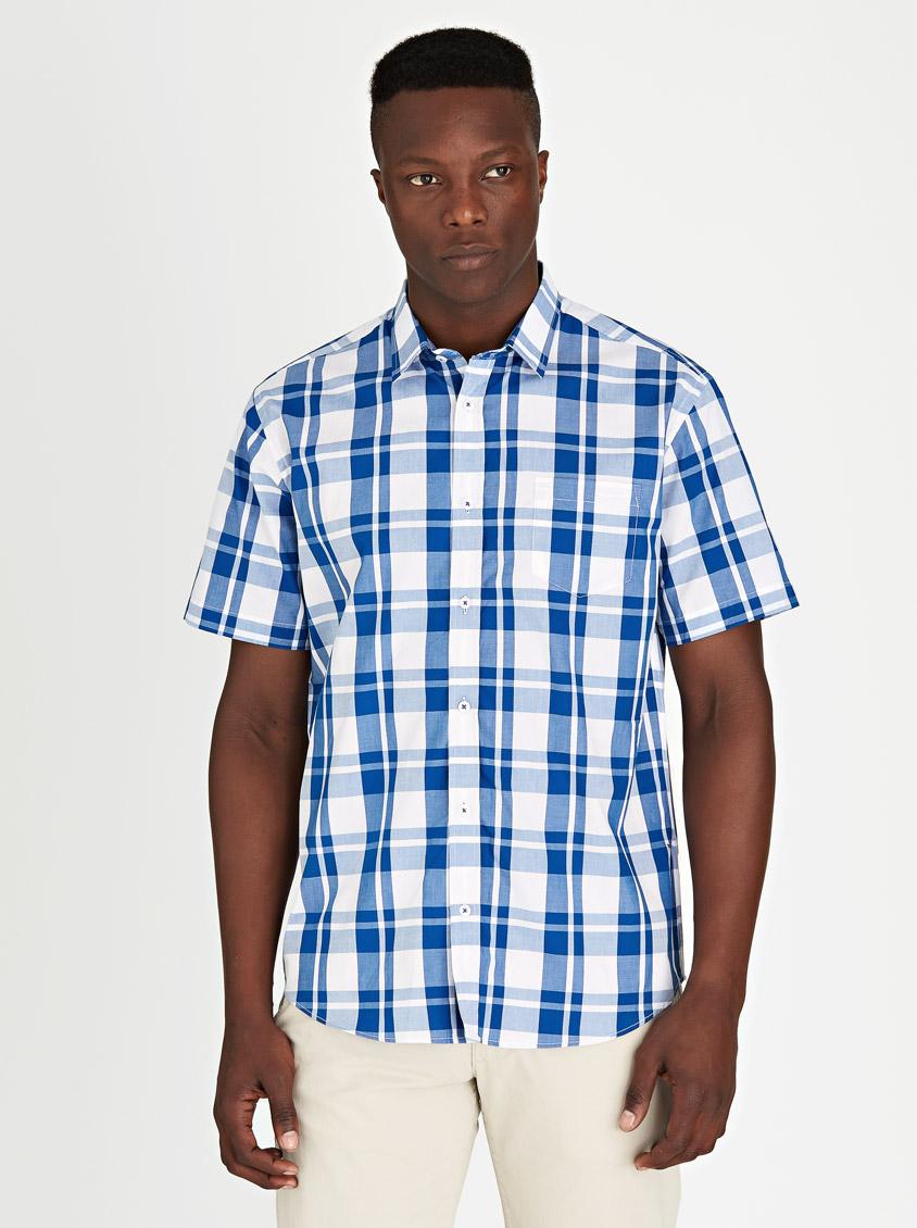 Short Sleeve Check Shirt Blue JCrew Shirts | Superbalist.com