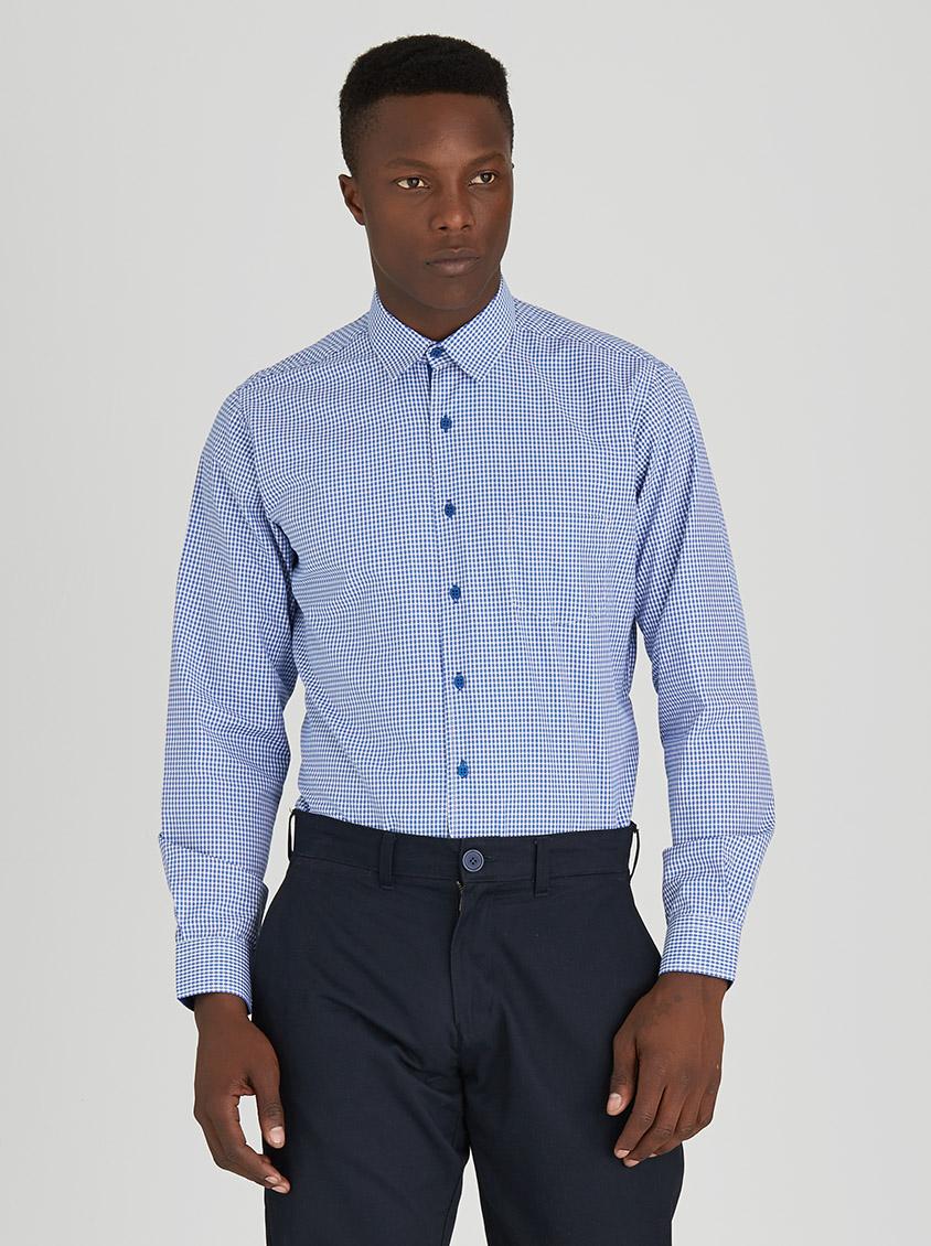 Long Sleeve Slim Fit Shirt Blue Lorenzini Shirts | Superbalist.com