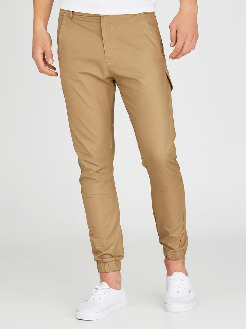 Cuffed Twisted Twill Chinos Beige Resist Pants & Chinos | Superbalist.com