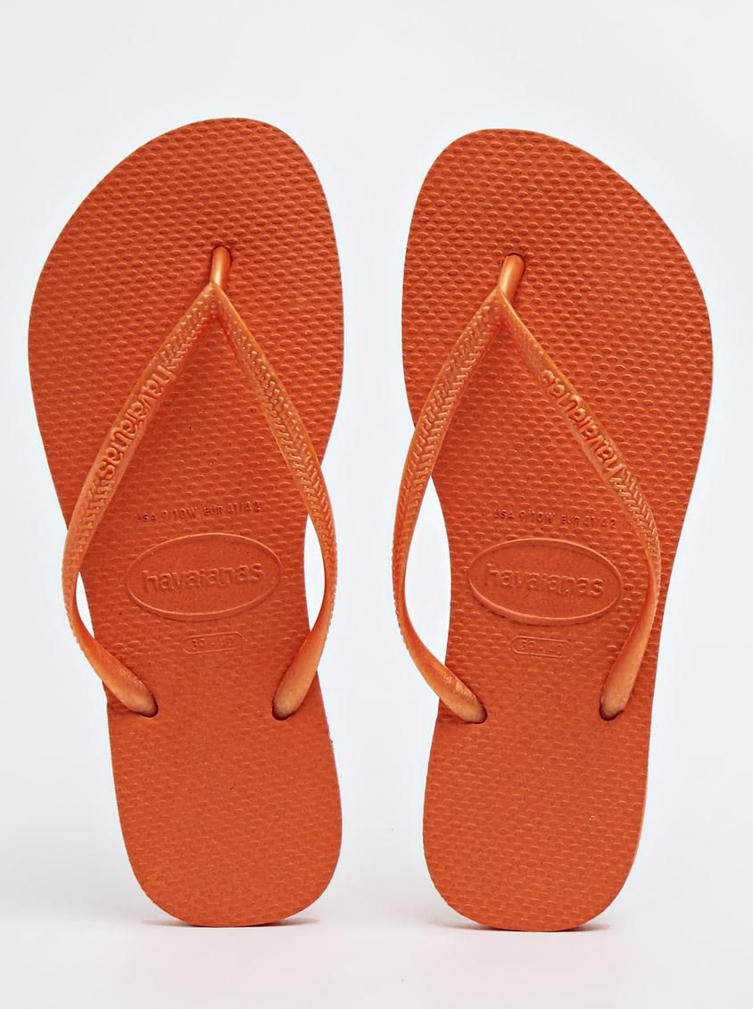 Orange havaianas flip flops new arrivals