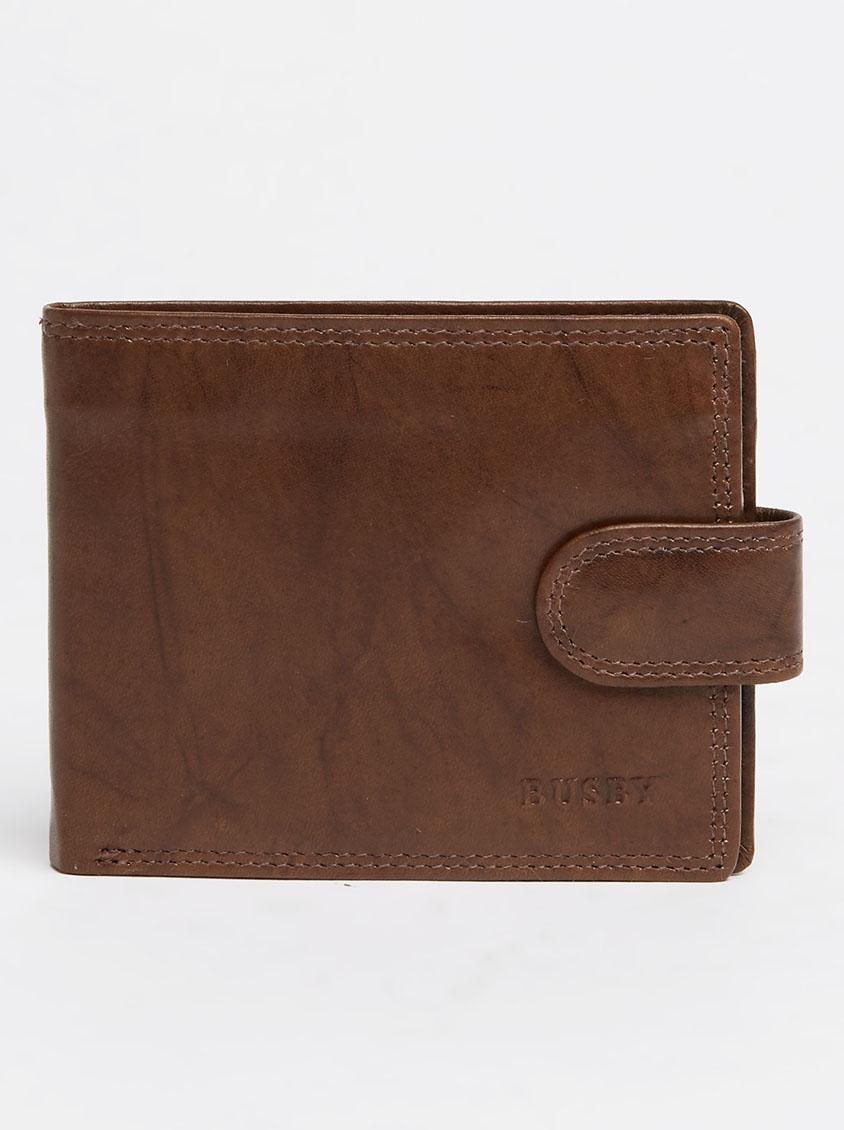 Busby Medium Leather Wallet Mid Brown BUSBY Bags & Wallets ...
