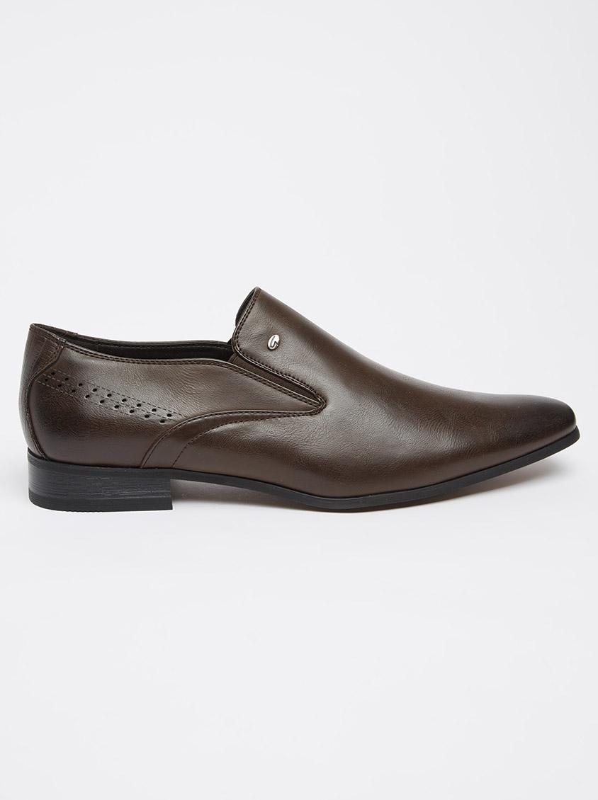 Gino Paoli Slip On Shoes Mid Brown Gino Paoli Formal Shoes ...