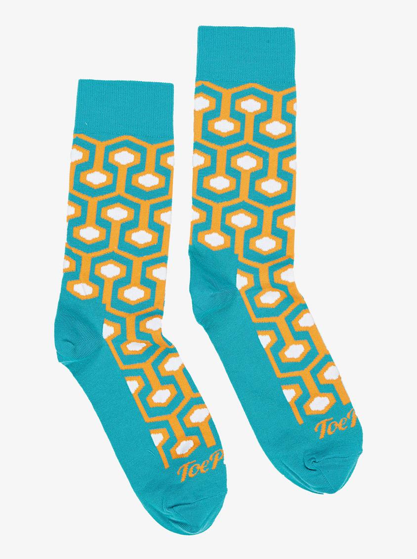 Alexis Retro Socks Turquoise Toe Porn Socks Superbali