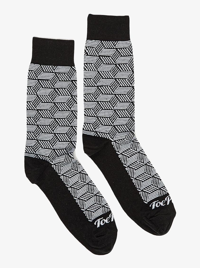 Danni Cubic Sock Black Toe Porn Soc