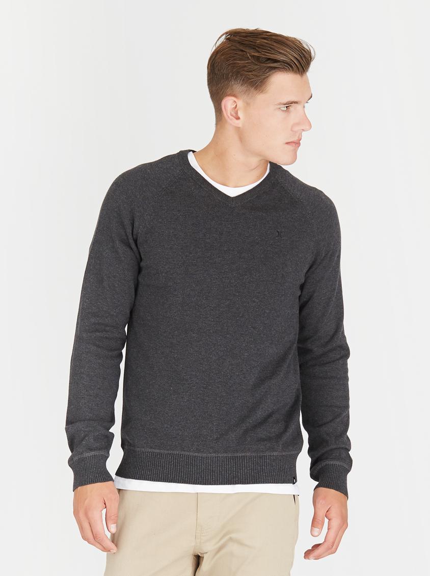 One & Only V Neck Sweater Grey Hurley Hoodies & Sweats | Superbalist.com