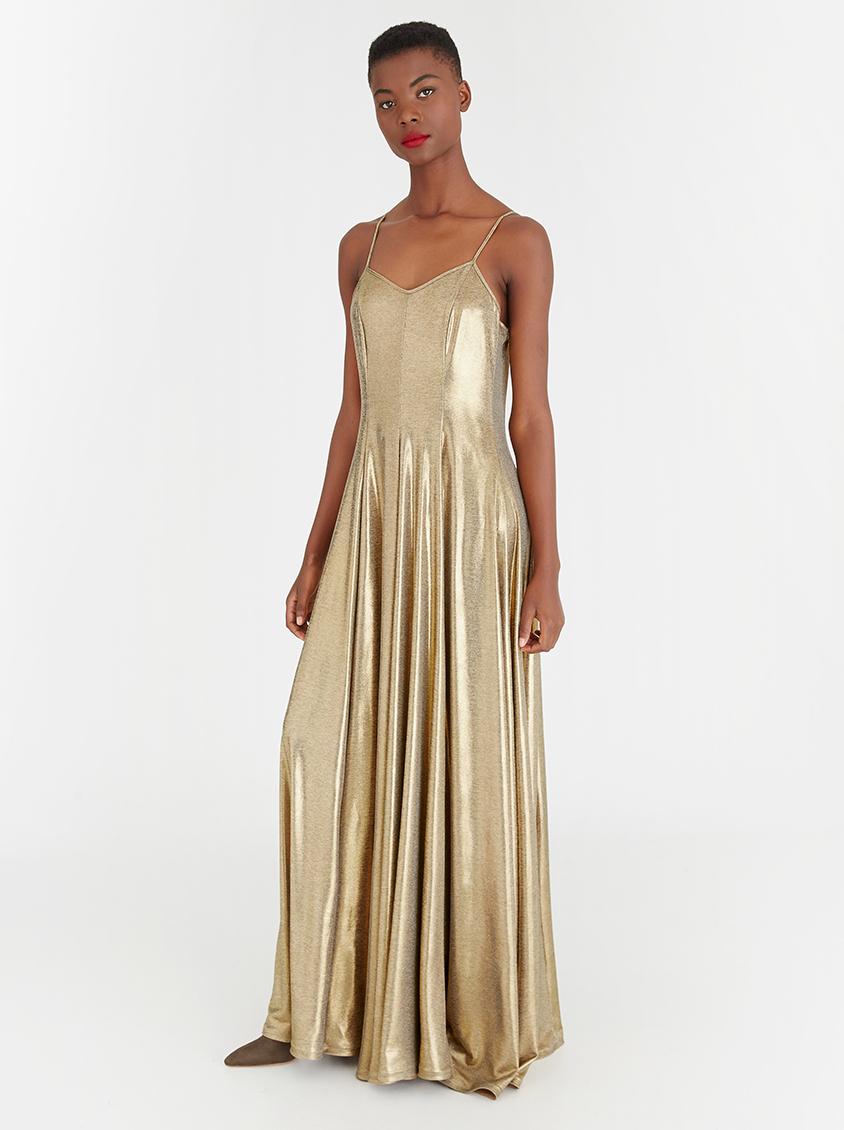 Hollywood Maxi Dress Gold DAVID by David Tlale Occasion | Superbalist.com