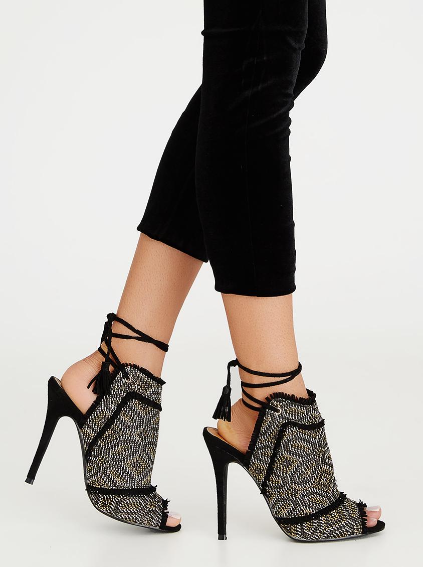 miss black high heels