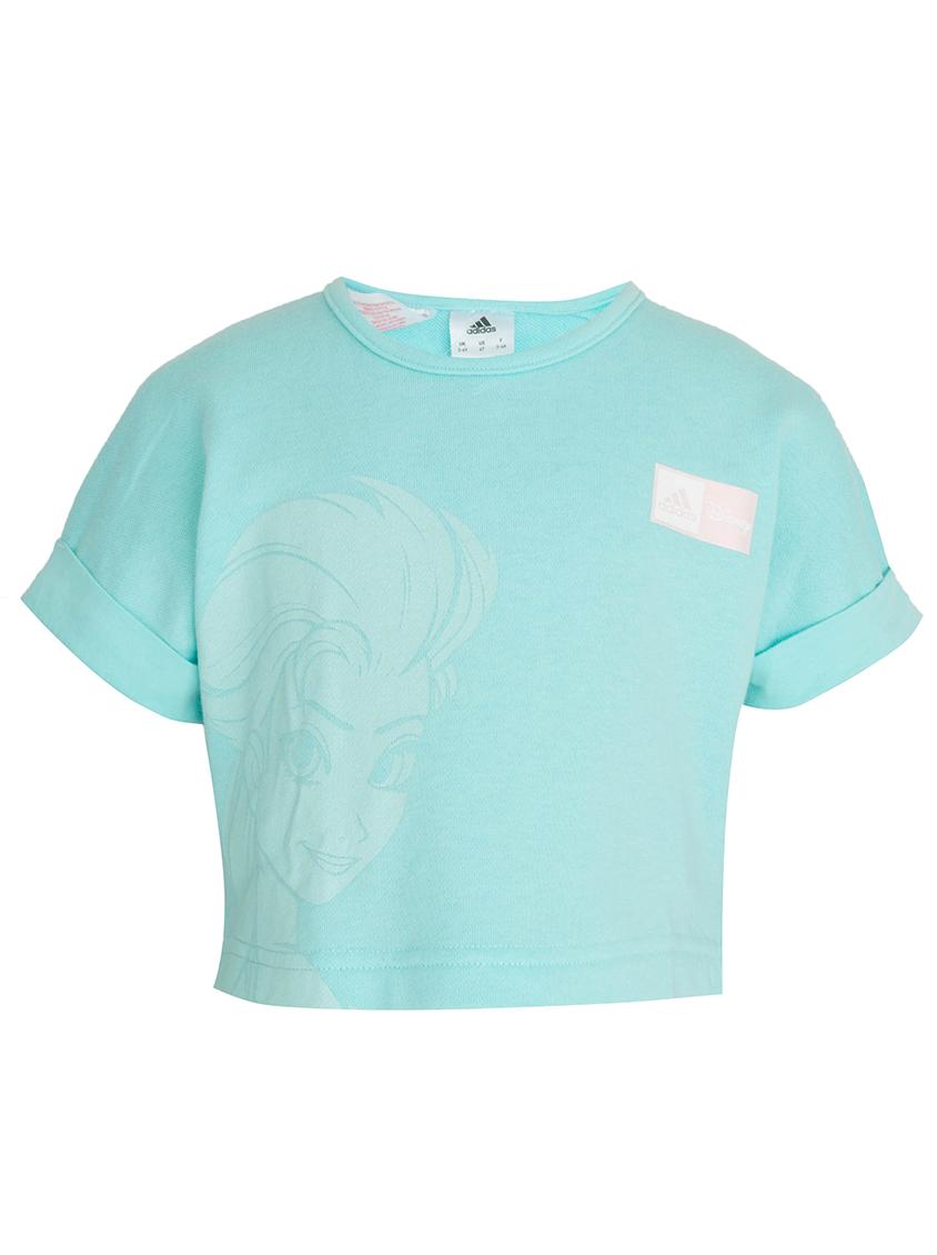 Disney Frozen Cropped Tee Pale Blue adidas Performance Tops ...