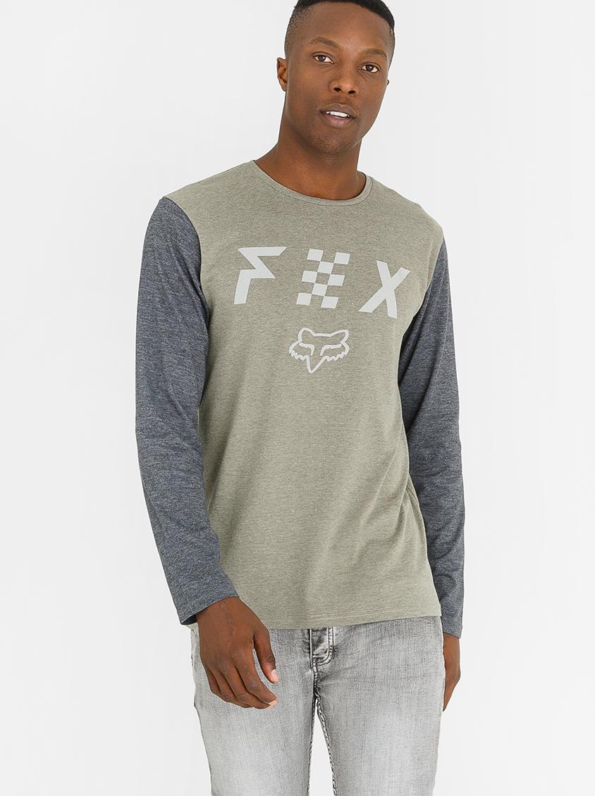 Download Scrubbed Raglan Cotton Tee Khaki Green Fox T-Shirts ...