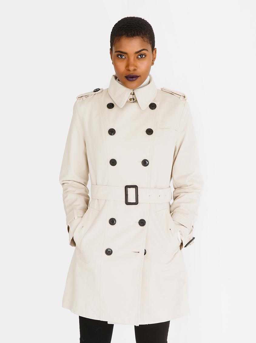 Classic Lined Trenchcoat Cream edit Coats | Superbalist.com