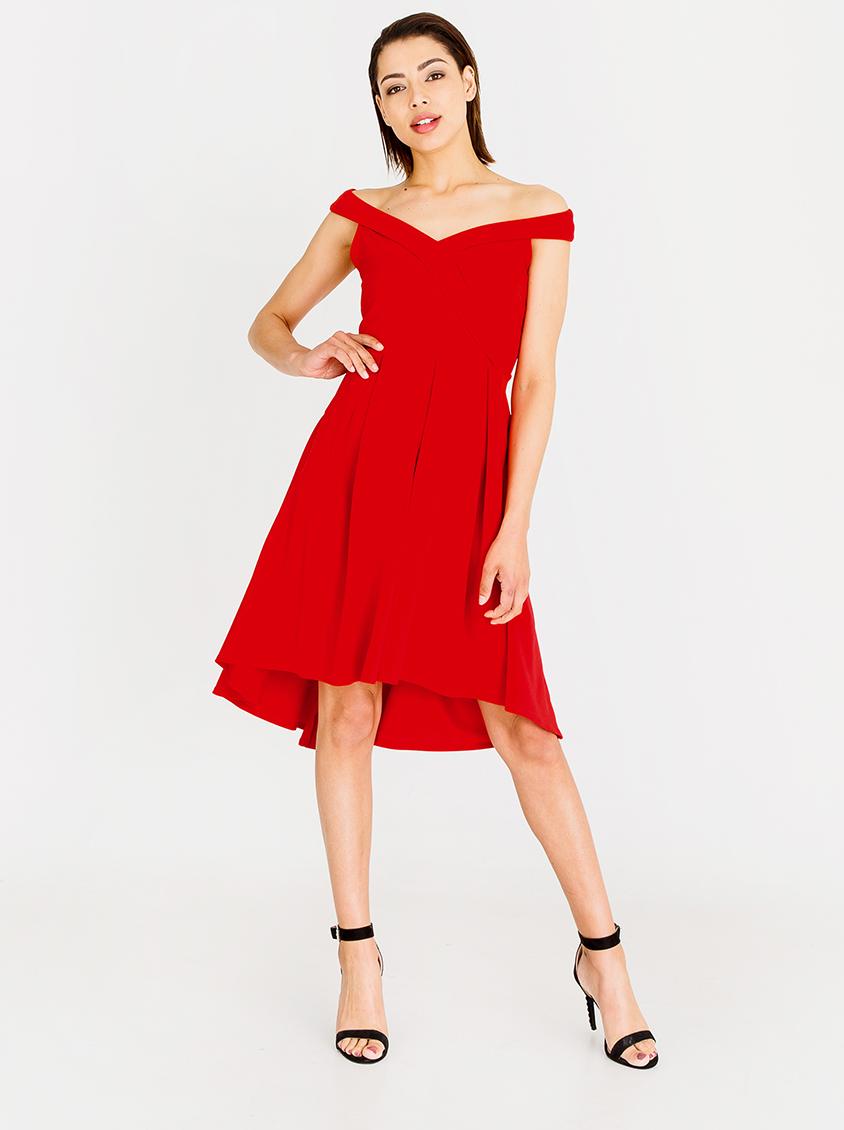 Bardot Fit And Flare Dress Red STYLE REPUBLIC Formal | Superbalist.com