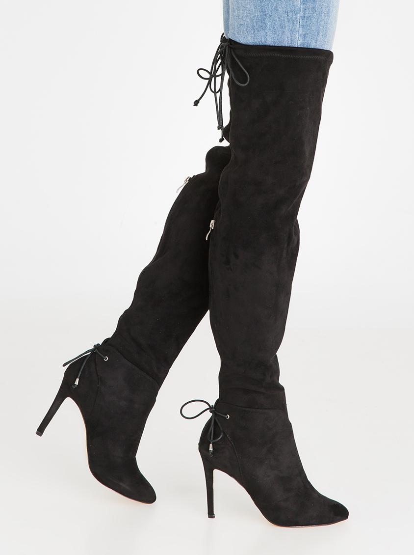 Belle Thigh High Boots Black Miss Black Boots | Superbalist.com