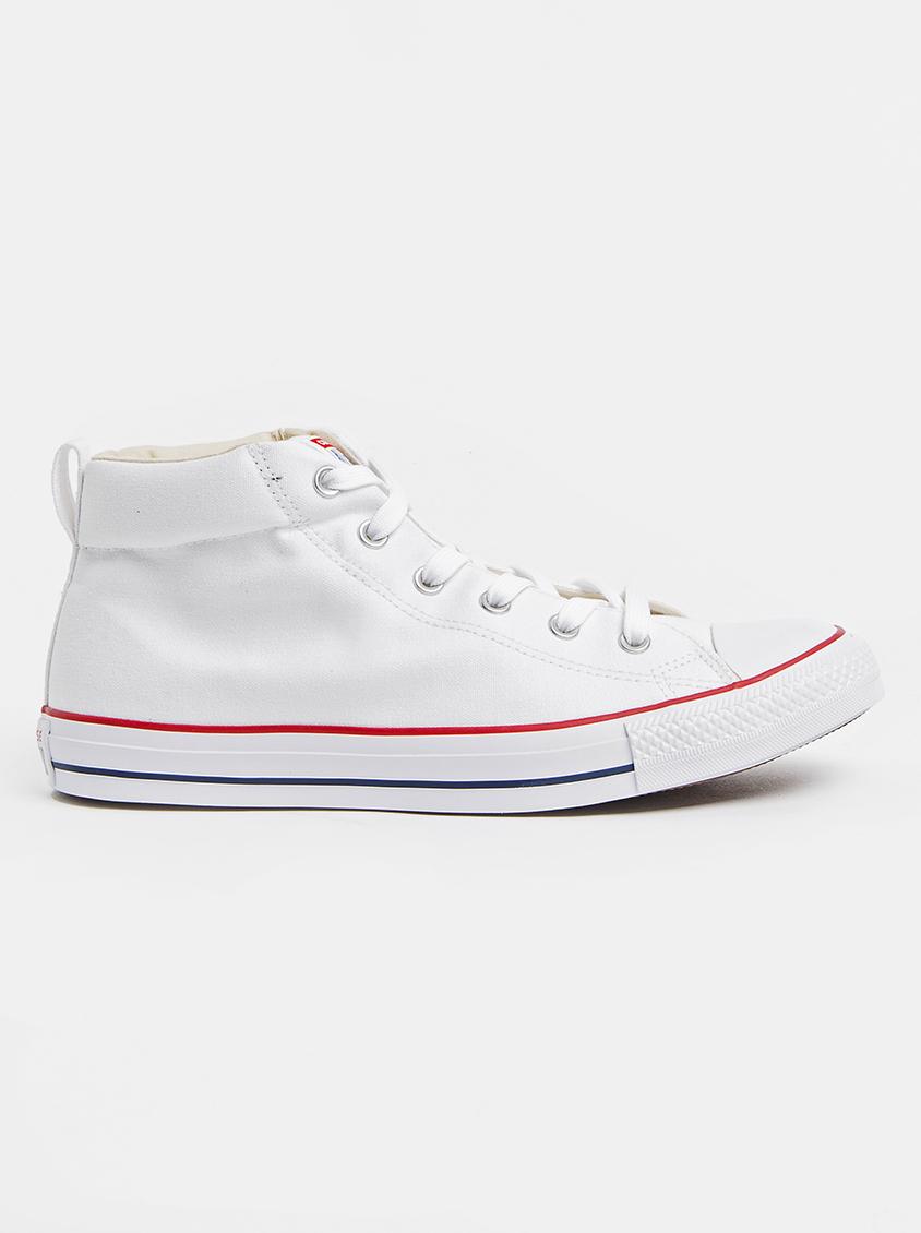 Chuck Taylor All Star Street Mid Sneakers White Converse Sneakers ...