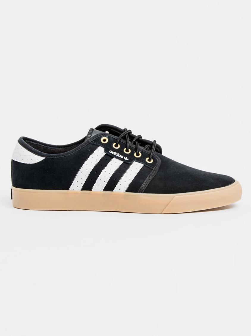 adidas Seeley Leather Sneakers Black and White adidas Originals Sneakers | Superbalist.com