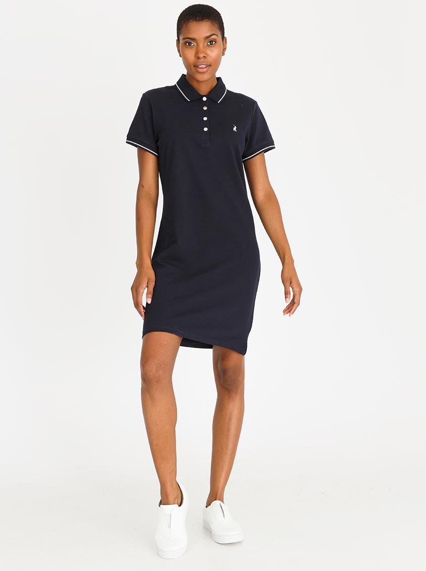 Lisa Stretch Golfer Dress Navy POLO Casual | Superbalist.com