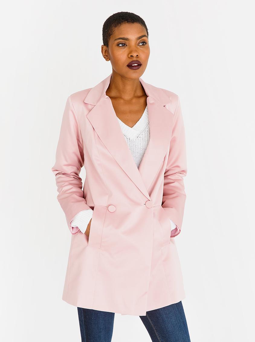 Long Length Coat Pale Pink edit Coats | Superbalist.com