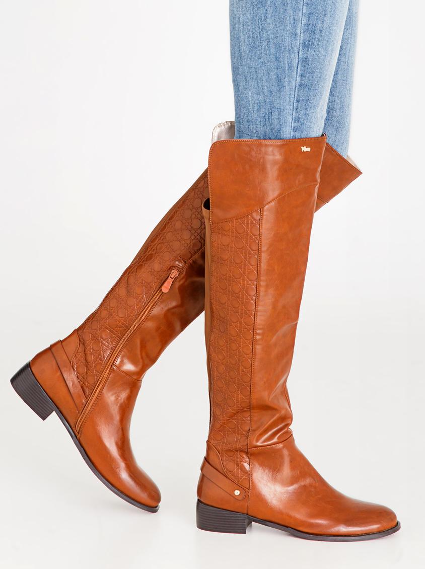 Caramel Knee Length Boots Brown Plum Boots | Superbalist.com
