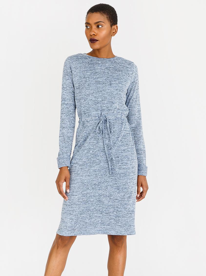 Semi Fitted Dress with Drawcord Pale Blue edit Casual | Superbalist.com