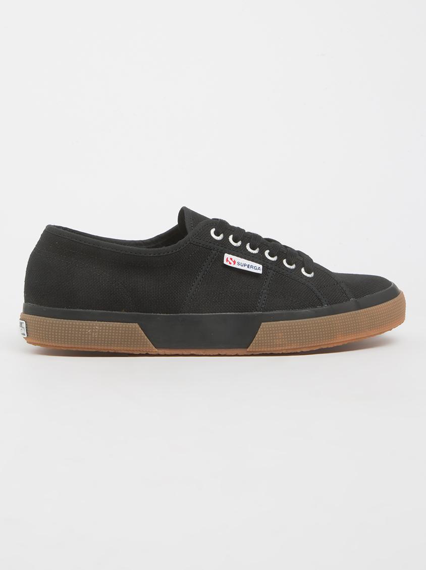 superga black canvas shoes
