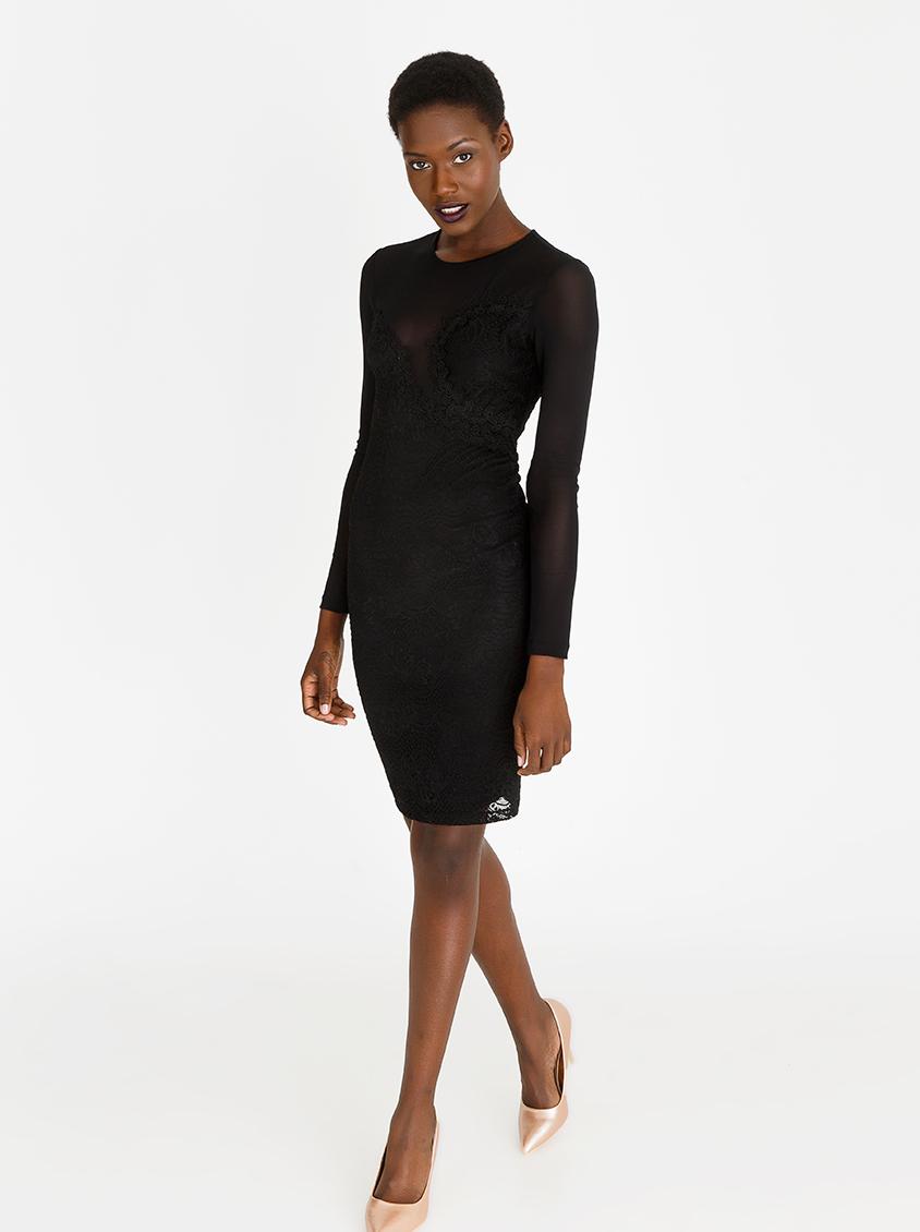 Lace Detail Midi Dress Black SISSY BOY Formal | Superbalist.com