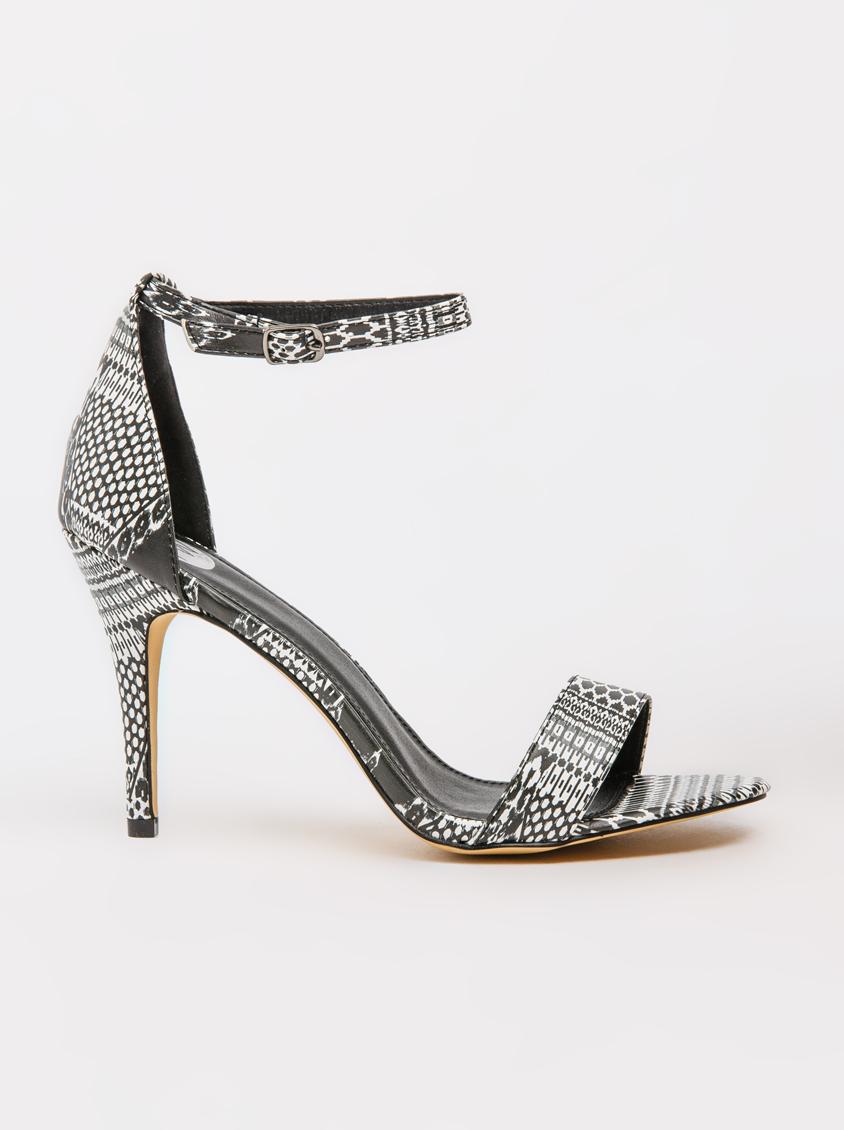 Amazon Anklestrap Heels Black Footwork Heels