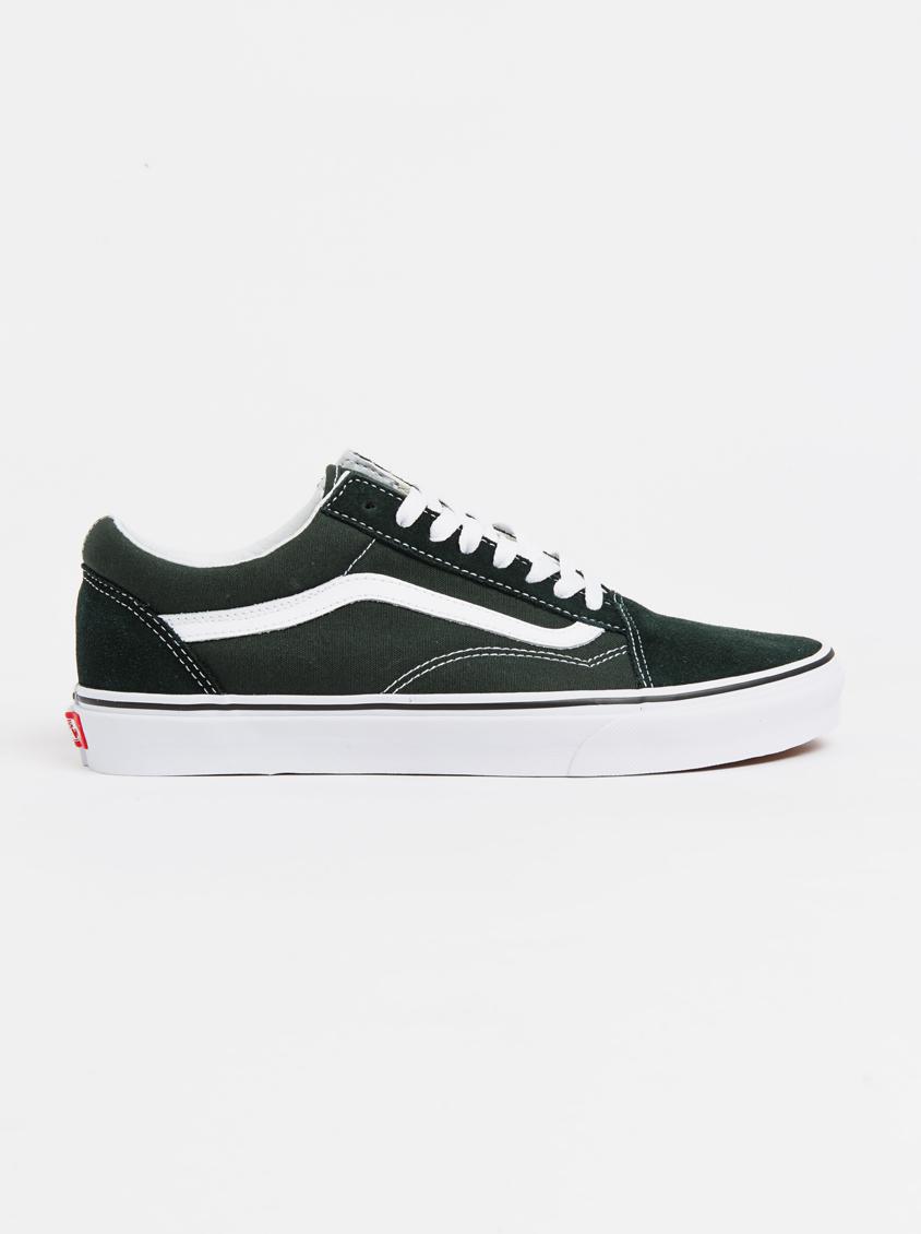 vans green flame old skool