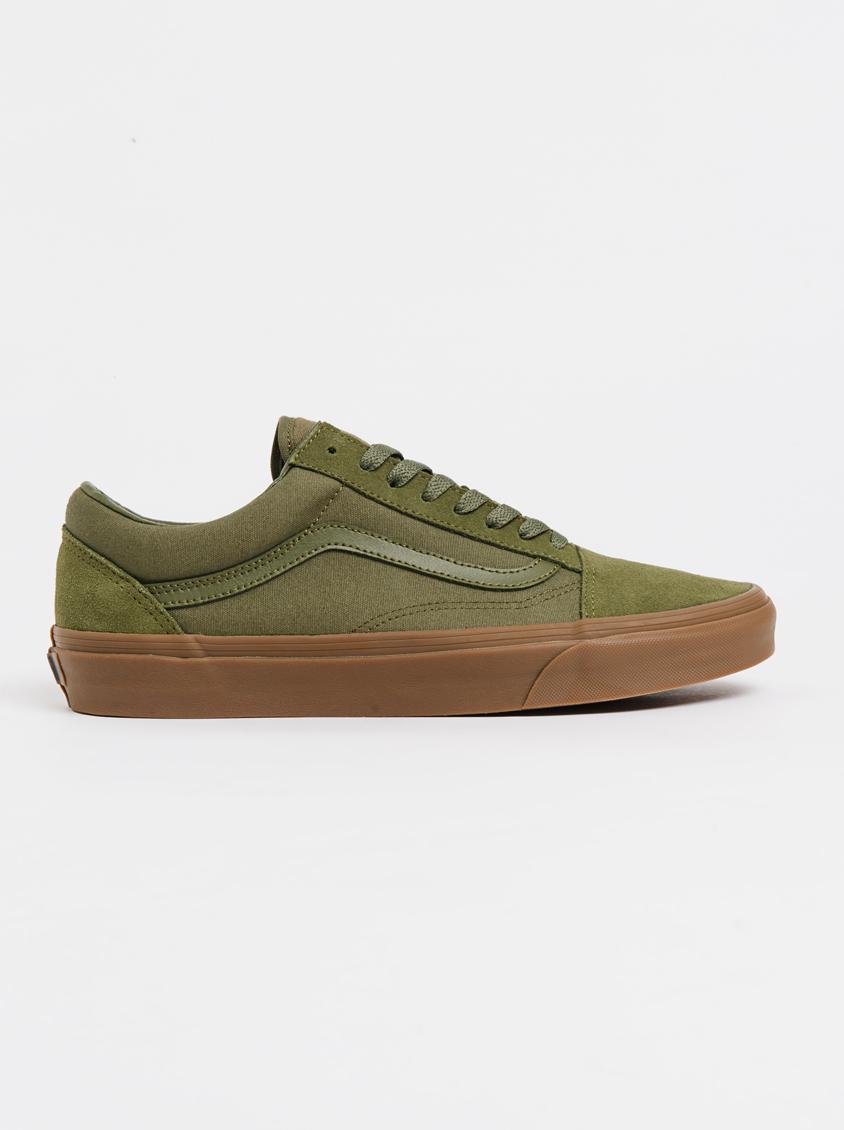 khaki green vans