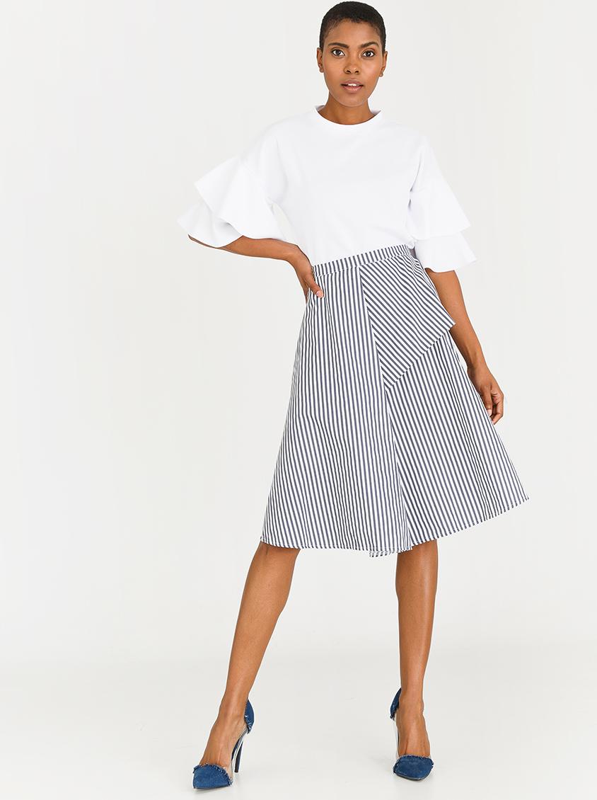 Fit and Flare Skirt Navy STYLE REPUBLIC Skirts | Superbalist.com