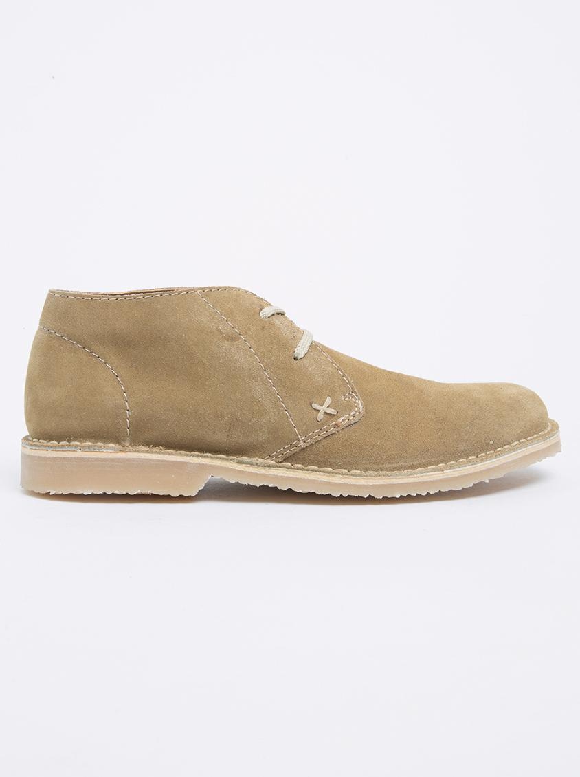 Hudson Suede Mid Cut Boot Stone Grasshoppers Boots | Superbalist.com