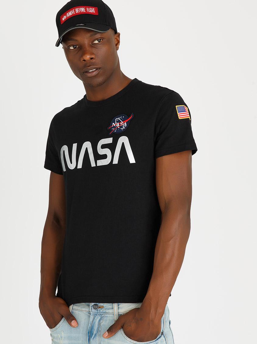 NASA T-Shirt Black Alpha Industries T-Shirts & Vests | Superbalist.com