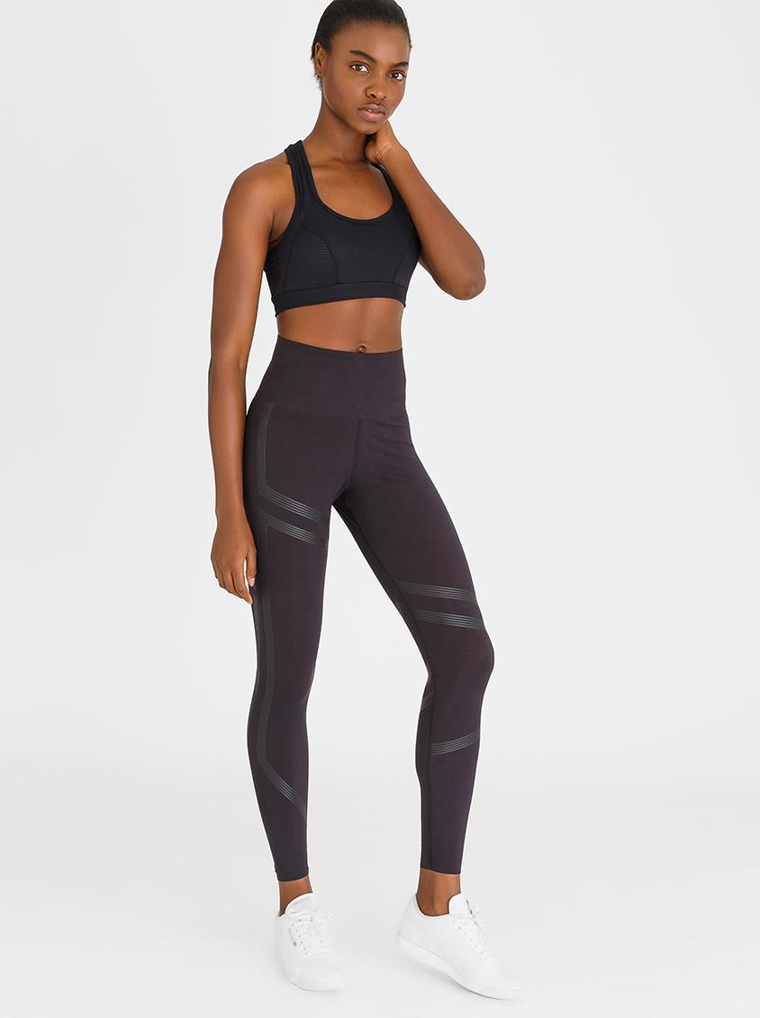 reebok linear high rise legging