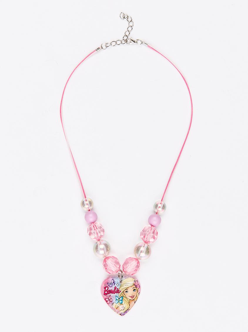 pink barbie necklace