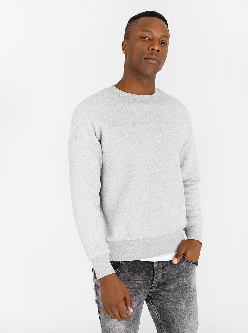 grey oversized sweater vest