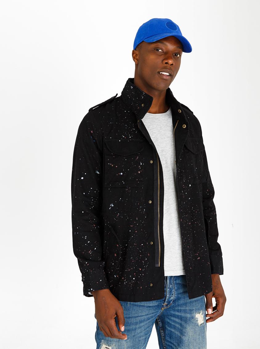 Eno Paint Splattered Jacket Black STYLE REPUBLIC Jackets | Superbalist.com