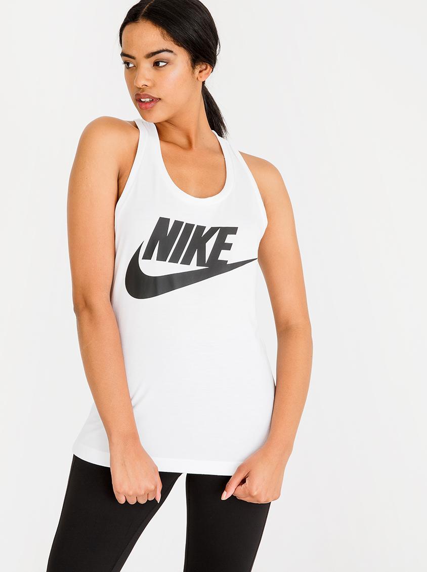 white nike tank top