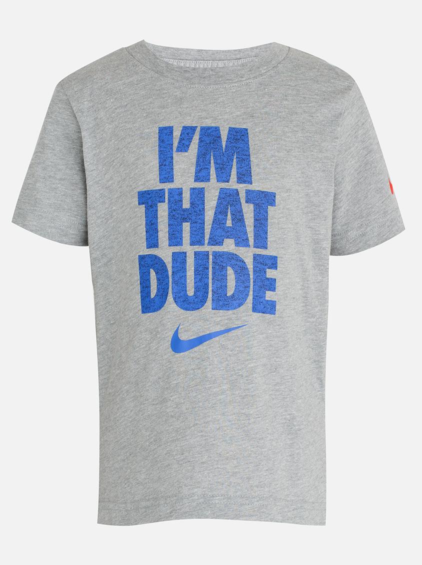 Nike I\'m That Dude Tee Pale Grey Nike Tops | Superbalist.com