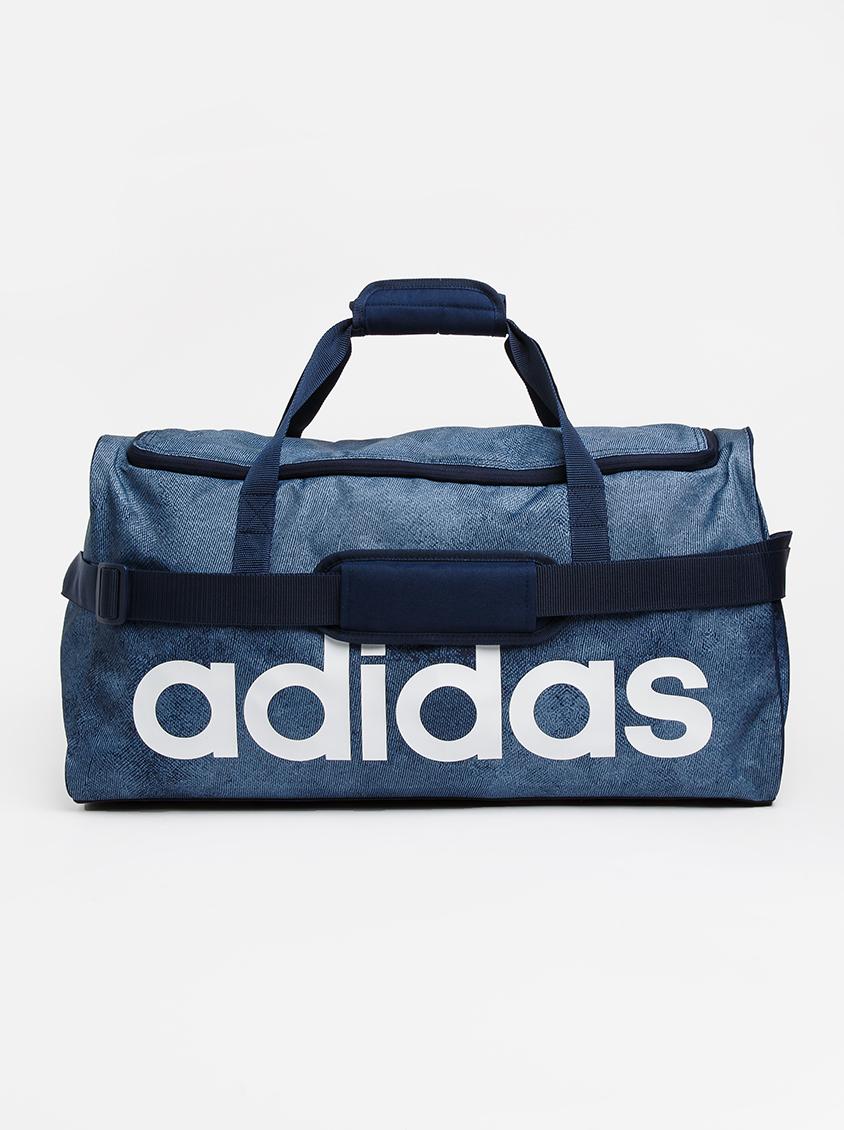 adidas Linear Performance Duffel Bag Blue adidas Performance Bags ...