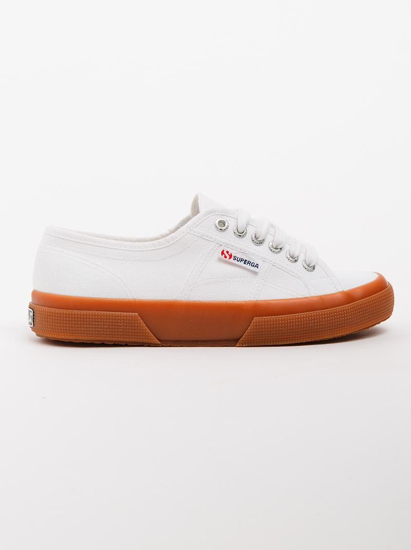 white canvas shoes superga