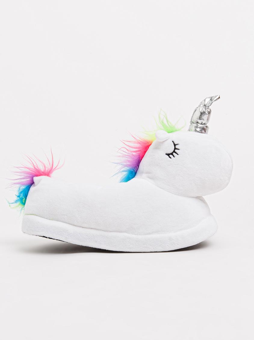 Unicorn Slippers White POP CANDY Shoes 