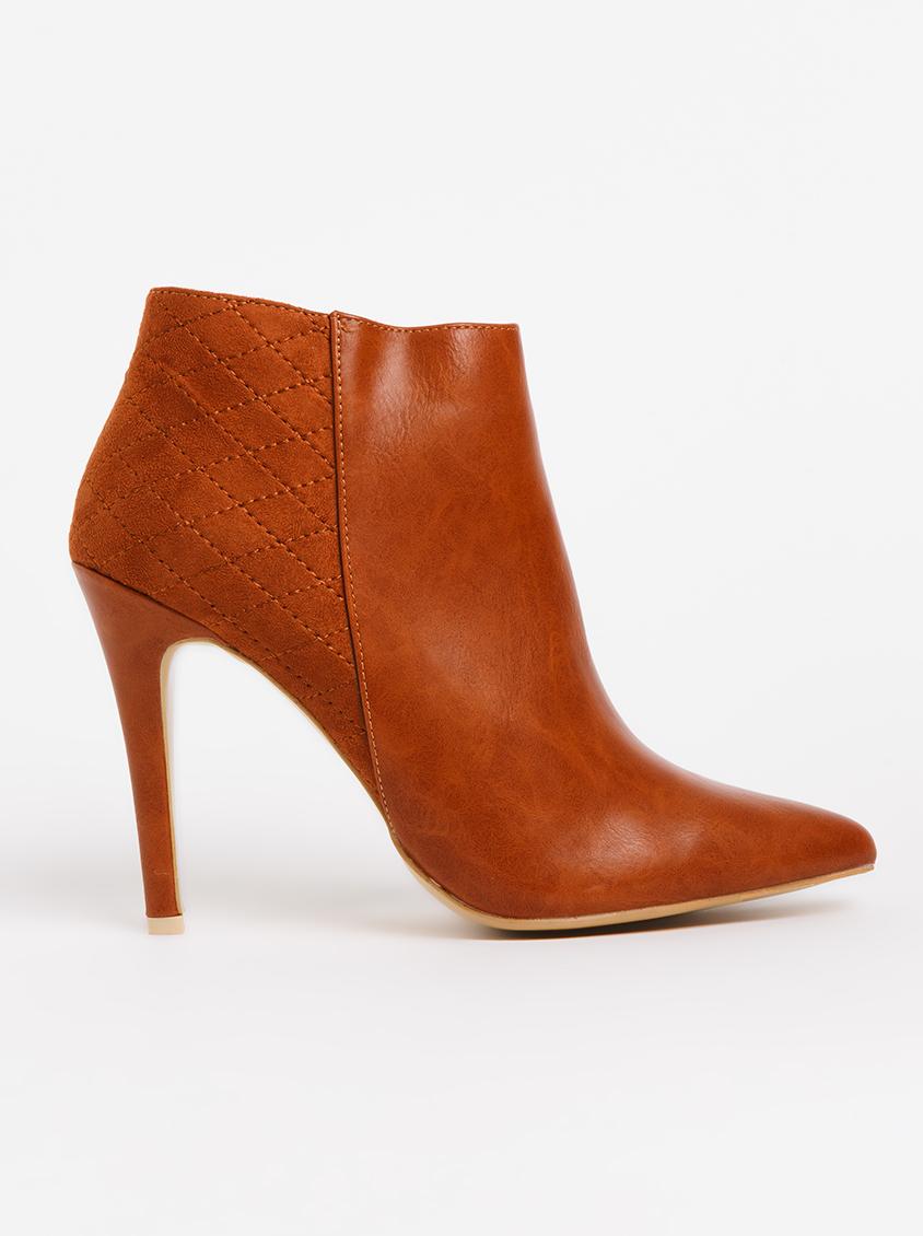 Quilted Detail Ankle Boots Tan Jada Boots | Superbalist.com