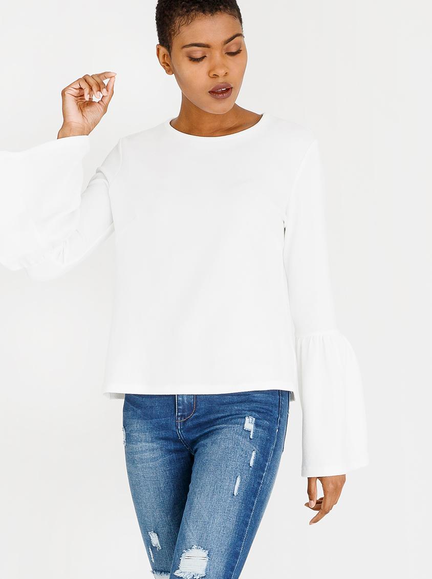 Bell Sleeve Top White STYLE REPUBLIC T-Shirts, Vests & Camis ...