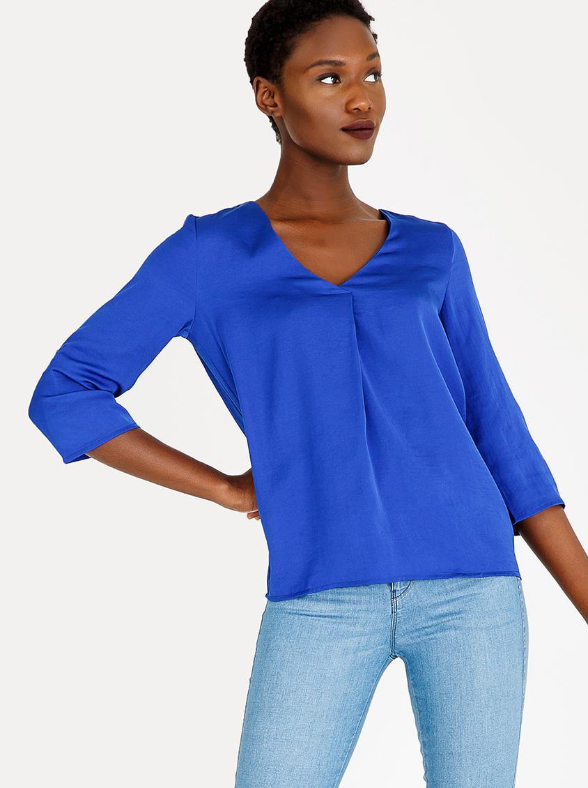 cobalt blue blouse uk