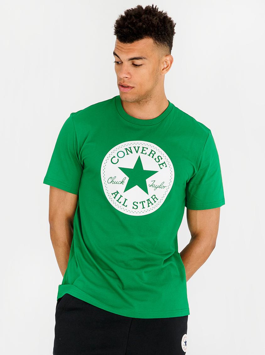 Chuck Patch Tee Green Converse T-Shirts 