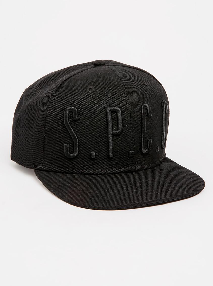 SPCC Embroidered Flat Peak Cap Black S.P.C.C. Headwear | Superbalist.com