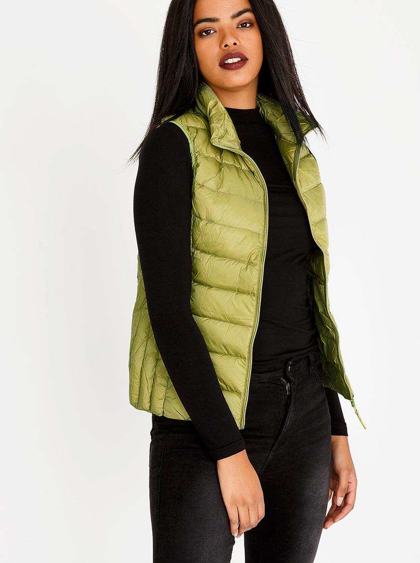 Packable Down Puffer Gilet Lime G Couture Jackets | Superbalist.com