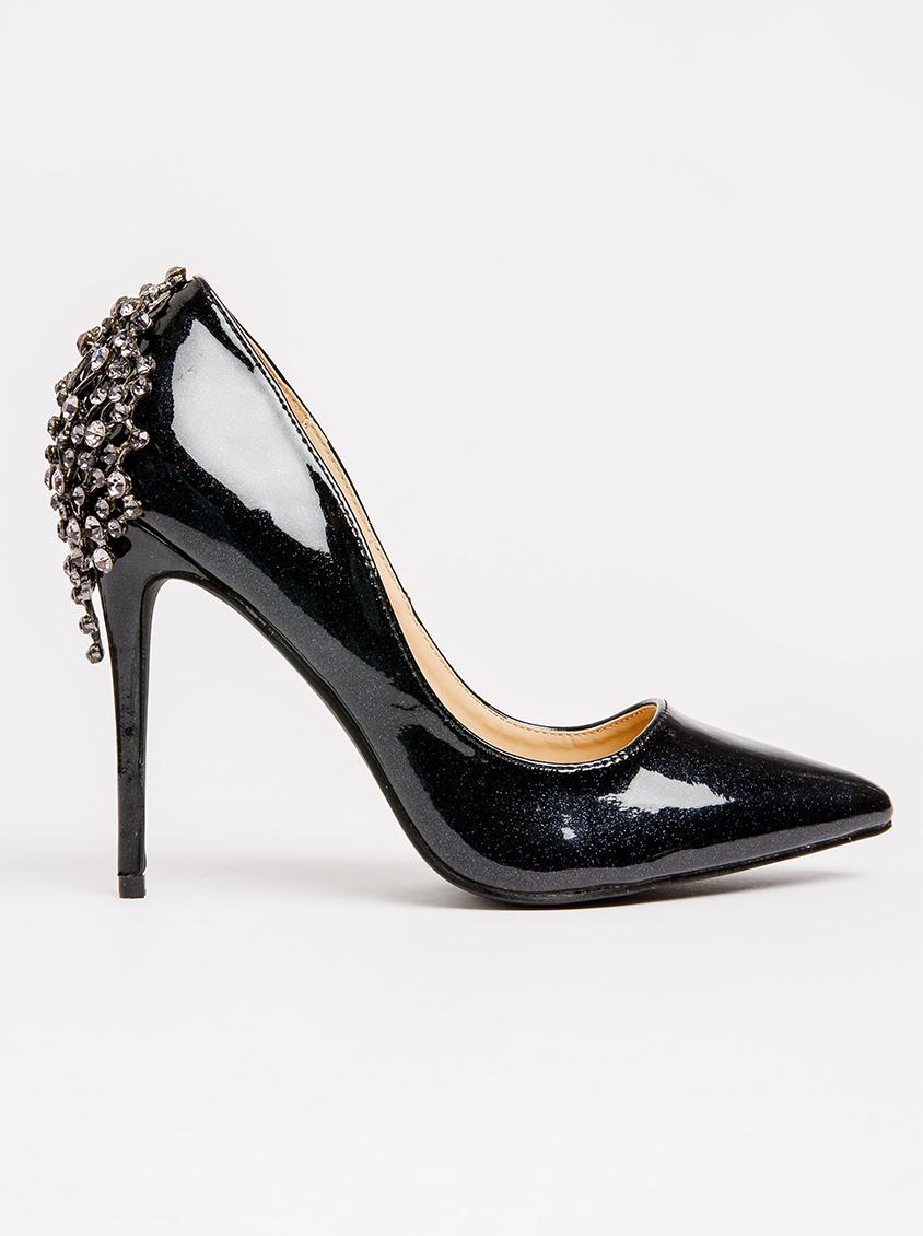 miss black high heels