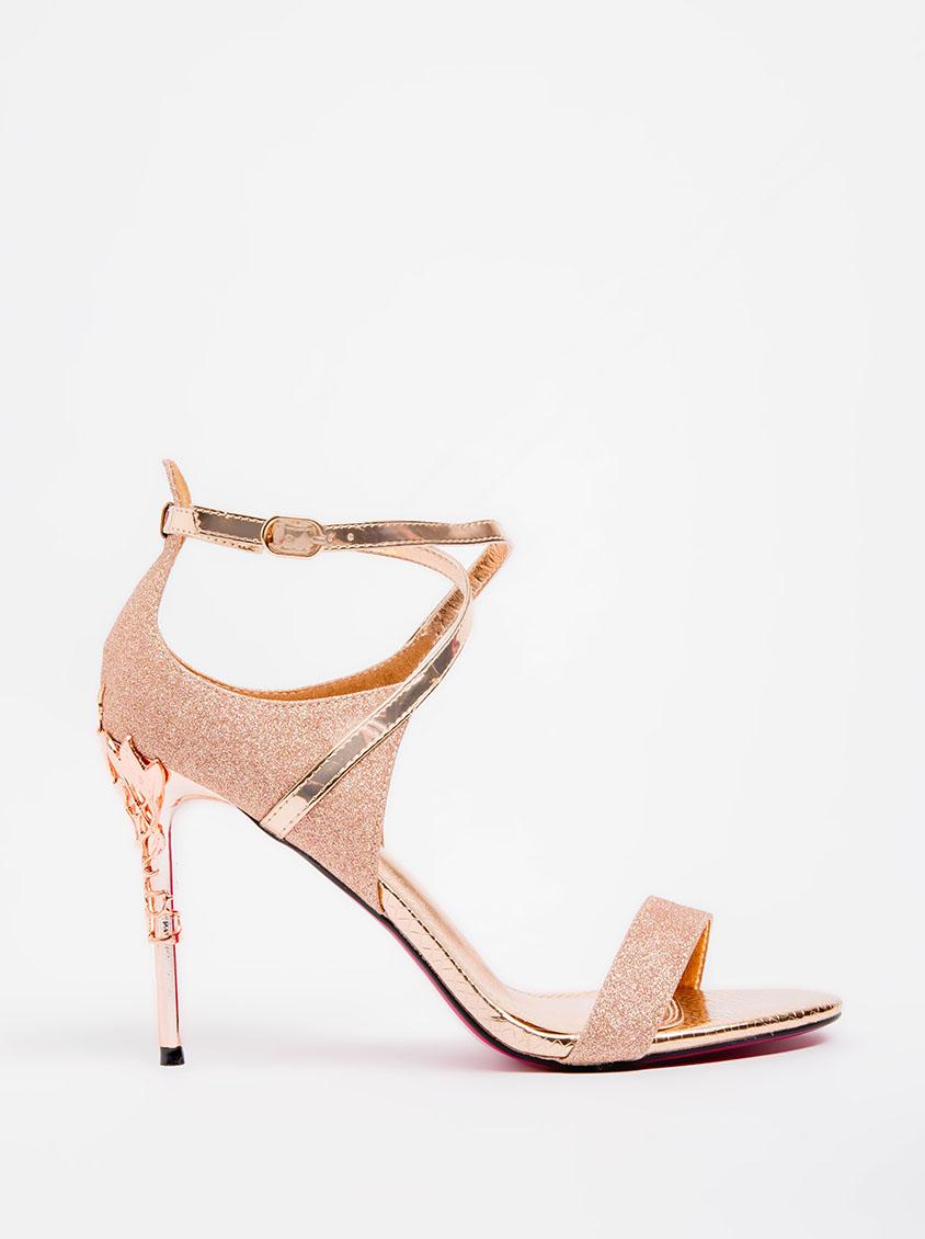 Jenny Strappy Sandals Rose gold Dolce 