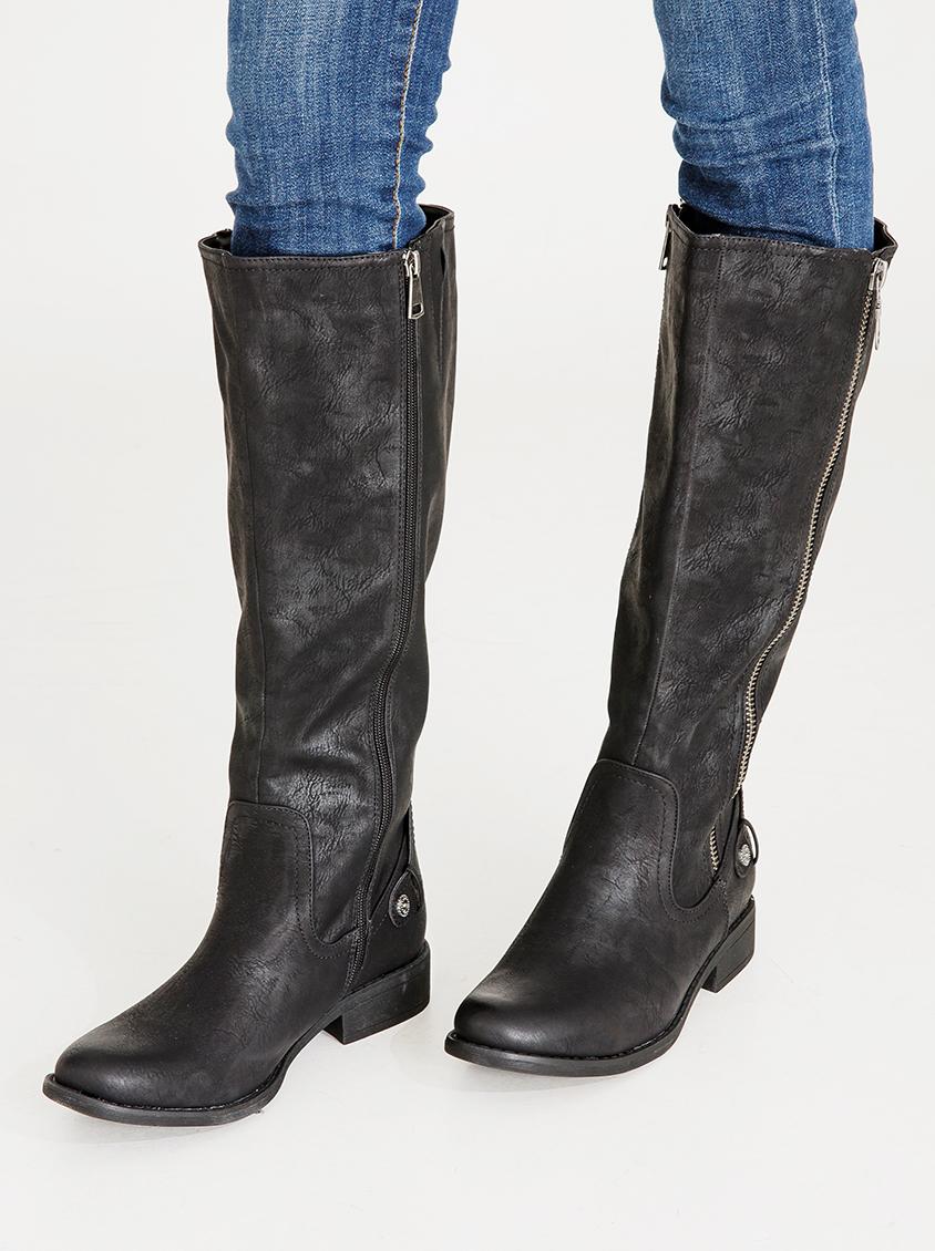 Jade Knee Length Boots Black JEEP Boots | Superbalist.com