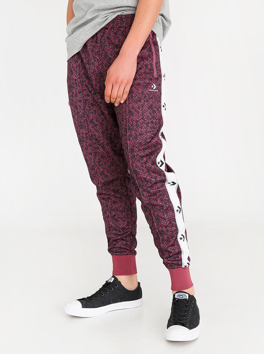 animal print track pants